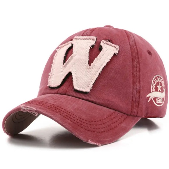 Accessories | Mens Vintage Cotton Letter Embroidery Pattern Baseball ...